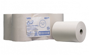 Бумажные полотенца в рулонах Kimberly-Clark SCOTT SLIMROLL 6657