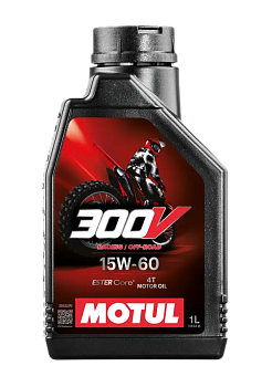 Моторное масло MOTUL 300 V 4T Off Road SAE 15W60 (1 л.)