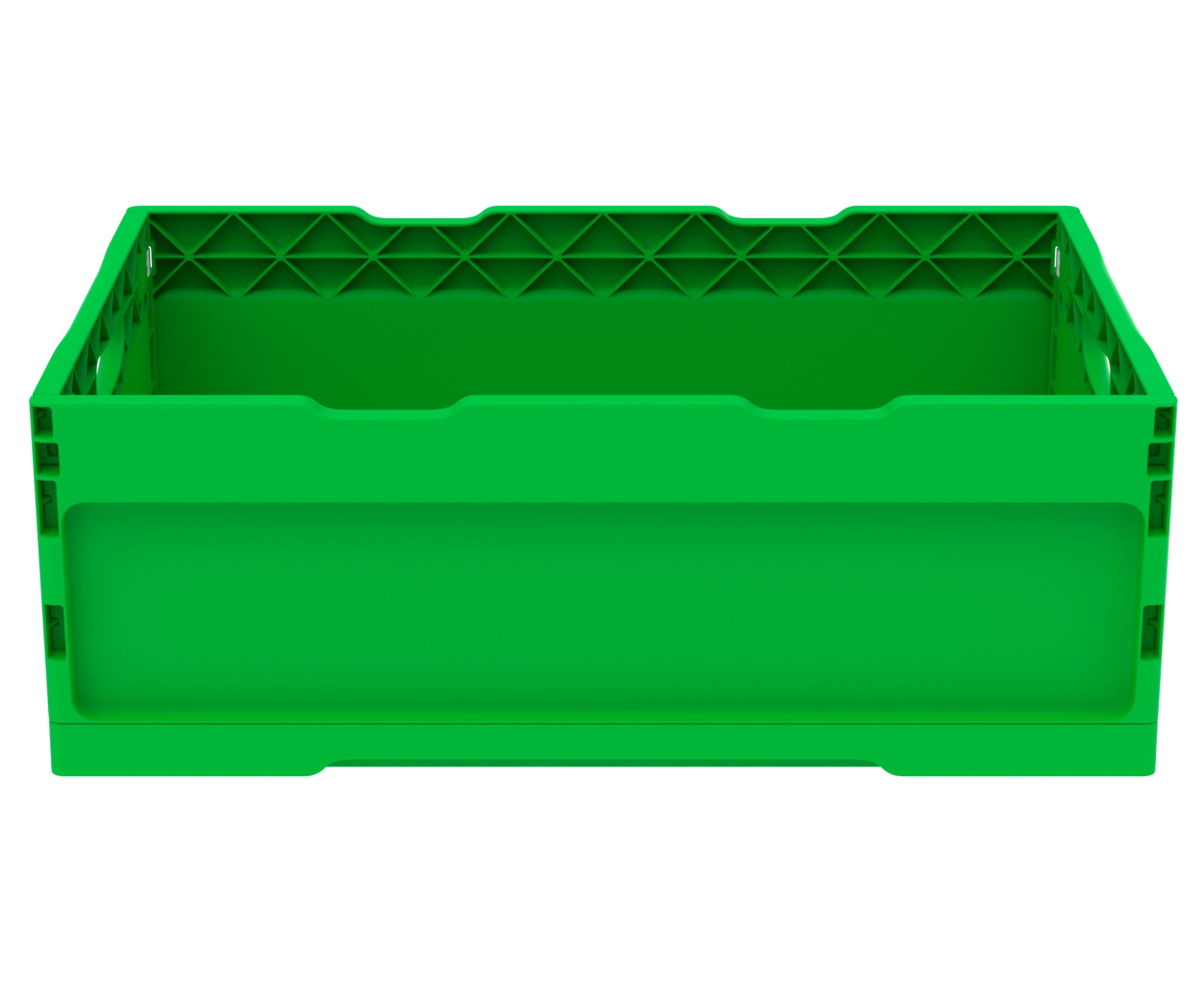 Ящик складной с кнопками-фиксаторами (ударопрочный, морозостойкий) АП 488, комплект 7 штук