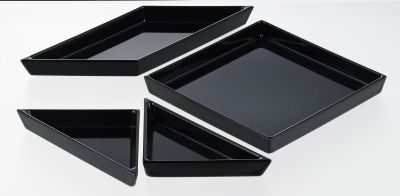 Набор сервировочный, красно-черный Kawasaki Plastics