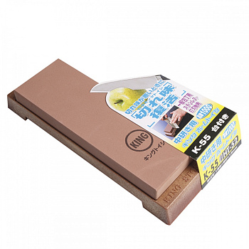 Камень точильный KING 185х62х15 #1000 водный на подставке