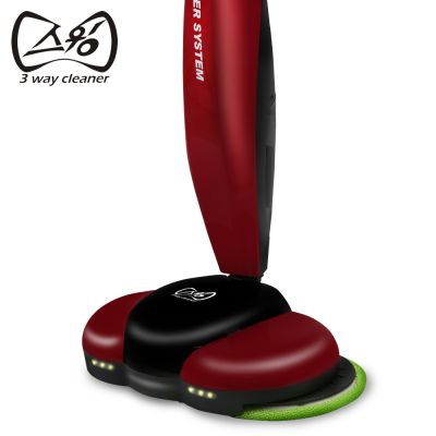 Беспроводной полотер - пылесос SWING-8000 красный