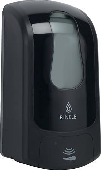 Диспенсер BINELE eFoam картриджный для мыла-пены сенсорный 1л. черный, арт. DE11BB