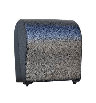 Автоматический диспенсер бум. полотенец в рулонах MERIDA UNIQUE GLAMOUR BLACK LINE Solid Cut CUH320