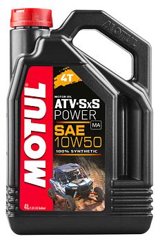 Моторное масло MOTUL ATV SXS Power 4T 10W50 (4 л)