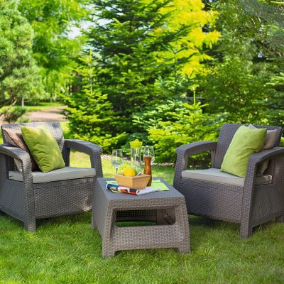 Комплект мебели Keter CORFU II WEEKEND SET cappuccino