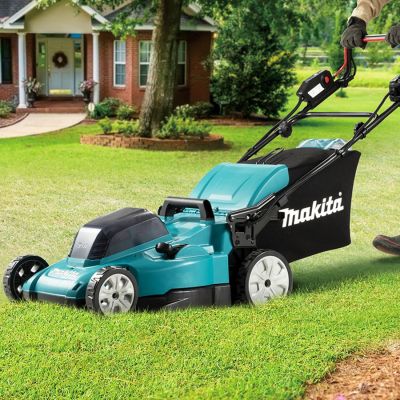 Газонокосилка аккумуляторная Makita DLM481RF LXT 860 Вт , шир.48 см, травосбор.62 л, АКБ BL1850Bx2шт., ЗУ DC18RD