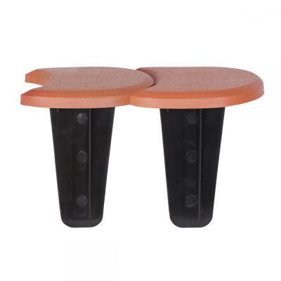 Ограждение для клумбы Prosperplast Palisada 3,8 м терракотовый