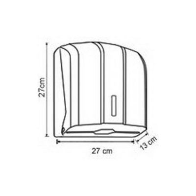 Диспенсер-контейнер для бумажных полотенец Vialli К4