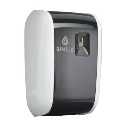 Диспенсер BINELE Fresher автоматический для освежителя воздуха, черно-белый, арт. PD01WB
