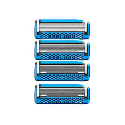 Комплект запасных лезвий из 4-х штук к бритвенному станку Dorco Pace 7