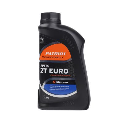 Масло полусинтетическое PATRIOT G-Motion 2Т EURO 1 л.