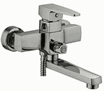 СМЕСИТЕЛЬ ДЛЯ ВАННЫ И ДУША LEDEME L3130 КОРОТКИЙ ИЗЛИВ