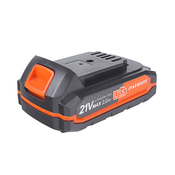 Батарея аккумуляторная PB BR 21V(Max) Li-ion PATRIOT UES, 2,0Ah, тонкая зарядка (5,5 мм)