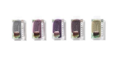 Силиконовая мыльница с щеткой KF Pastel