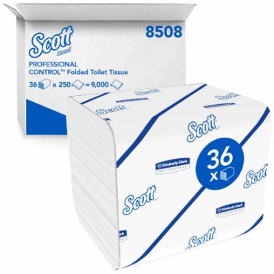 Туалетная бумага в пачках Kimberly-Clark SCOTT 8508 двухслойная