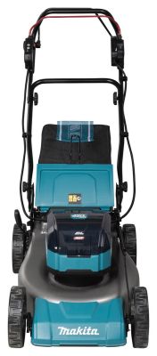 Газонокосилка аккумуляторная Makita LM002GT201 XGT 40v MAX, 1900 Вт, 53 см, 70 л, 1,5-5 км/ч, 4в1, (2xBL4050F; DC40RC)