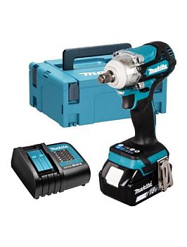 Гайковерт ударный аккумуляторный Makita DTW300SF1J LXT 18В, 1х3.0 Ач, 1/2\", 330 Нм, 0 – 3200 об/мин