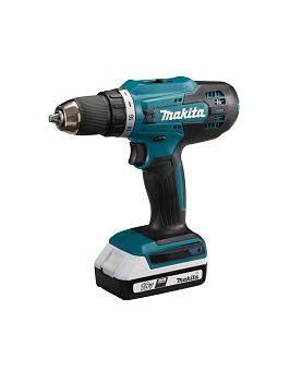 Дрель-шуруповерт аккумуляторная Makita DF488DWAE G-series 18В, 2х2.0 Ач, 42 Нм, 1400 об/мин