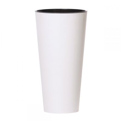 Кашпо для цветов TUBUS SLIM белый 15 и 27л