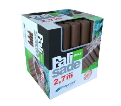 Ограждение для клумб Prosperplast Palisada 15,5см/2,7м
