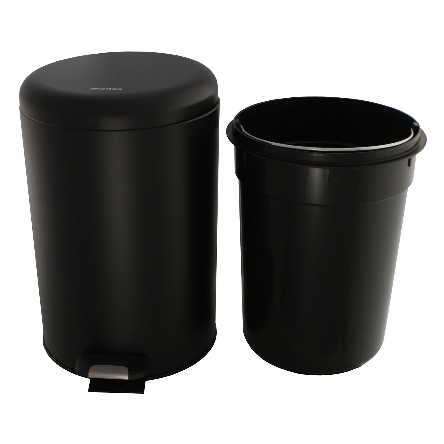 Урна с механизмом поднятия крышки Ksitex BGR-12B (черная)