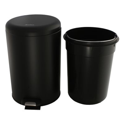 Урна с механизмом поднятия крышки Ksitex BGR-12B (черная)