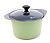 Кастрюля 6 л. Ecoramic 26 см зеленая с титановым антипригарным покрытием с крышкой
