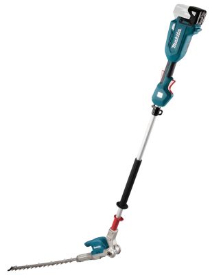 Кусторез аккумуляторный штанговый Makita DUN500WZ LXT 18В, 50 см, 4400 рез/мин, диам. реза. 23,5 мм, поворотная режущая головка 6 ст без акб и з/у