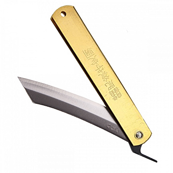 Нож складной Nagao Kanekoma San-Mai III 10 см рукоять латунь