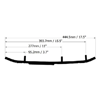 Коньки лыж Sledex для Polaris