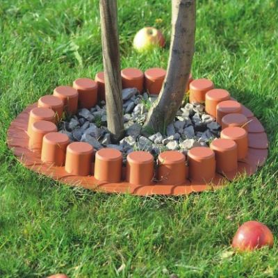 Бордюр садовый Prosperplast Palisada 6см/4,05м,терракот