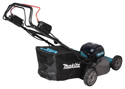Газонокосилка аккумуляторная Makita LM002GZ XGT 40v MAX, 1900 Вт, дека 53 см, травосб. 70 л, привод 1,5-5 км/ч, 4в1, WG, без акб и ЗУ