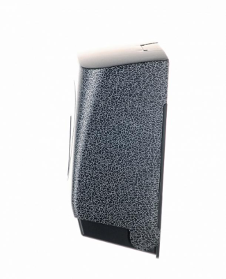 Диспенсер листовой туалетной бумаги MERIDA UNIQUE GLAMOUR BLACK LINE BUH419