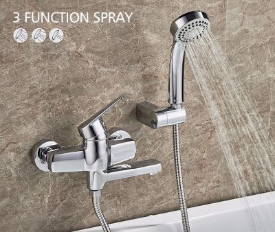 СМЕСИТЕЛЬ ДЛЯ ВАННЫ LEDEME L3140, ЭКО-КАРТРИДЖ, КОРОТКИЙ ИЗЛИВ