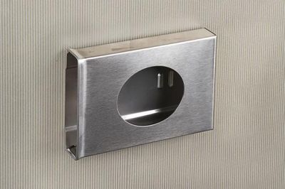 Диспенсер гигиенических пакетов из нержавеющей стали матовый 04050.S