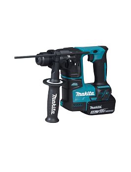 Перфоратор аккумуляторный Makita DHR171RTJ LXT 18В, 2х5.0 Ач, 17 мм, 1,2 Дж, SDS-PLUS