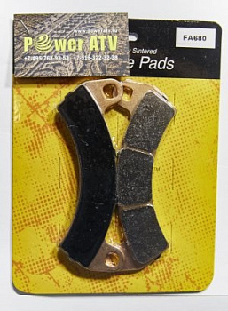 Колодки тормозные для Polaris RZR 1000 Turbo передние Poweratv FA680