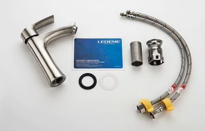 СМЕСИТЕЛЬ ДЛЯ УМЫВАЛЬНИКА LEDEME L71001 НЕРЖАВЕЮЩАЯ СТАЛЬ