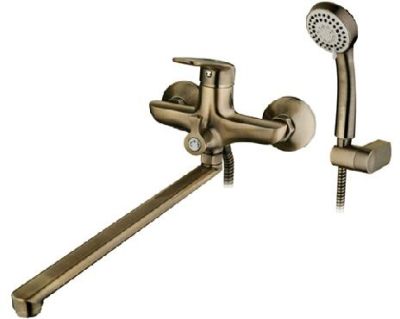 СМЕСИТЕЛЬ ДЛЯ ВАННЫ И ДУША LEDEME L2248C, БРОНЗА