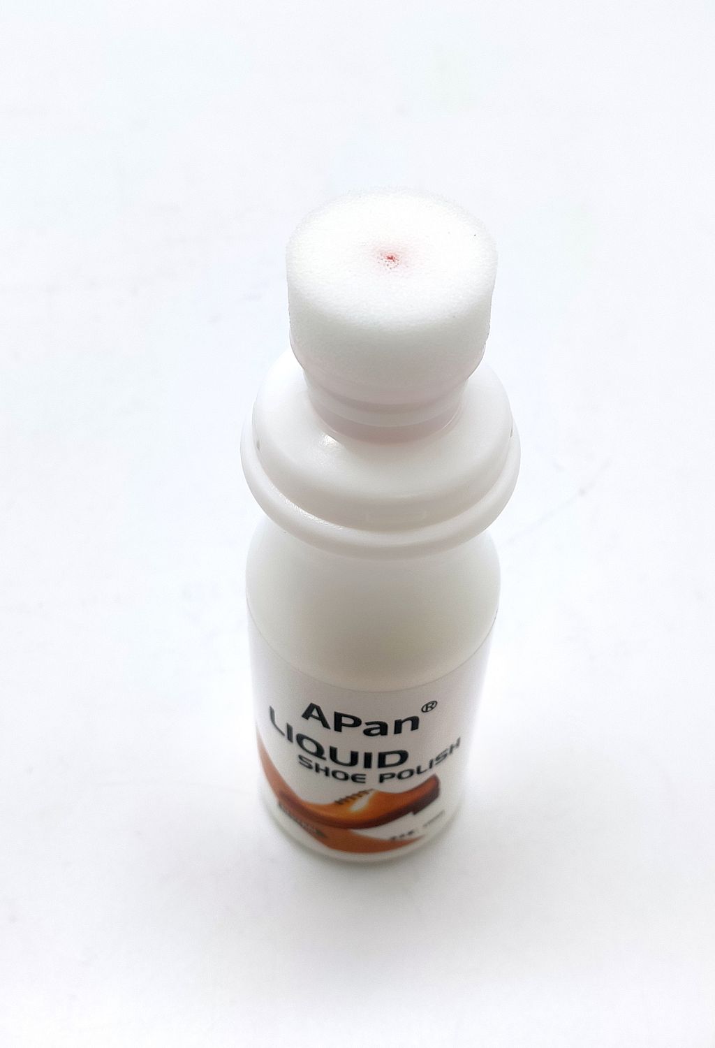 Крем бесцветный для чистки обуви с губкой