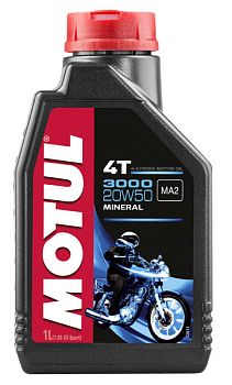 Моторное масло MOTUL 3000 4T SAE 20W50 (1л)