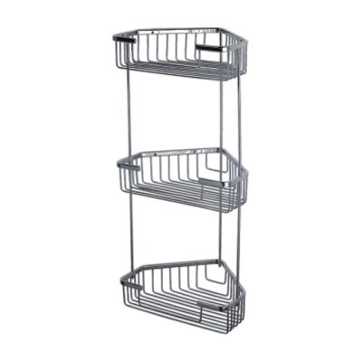 Полка угловая 3-х ярусная 25х25см Ledeme L335-2