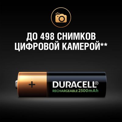 Аккумулятор Duracell HR6-4BL 1.2V, 2500mAh NiMh, размер "AA"