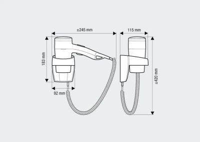 Фен/д волос Valera 533.05/038A Premium 1600 Super White 1600Вт