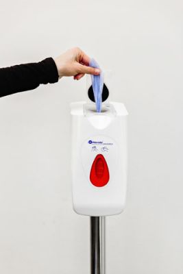 Диспенсер для картриджей дезинфицирующих влажных салфеток "MERIDA DESMED" DW002