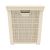 Плетёная корзина для хранения с крышкой «Лён» 65 л (568х400х391 мм) слоновая кость Плетёная корзина для хранения с крышкой «Лён» 65 л (568х400х391 мм) слоновая кость