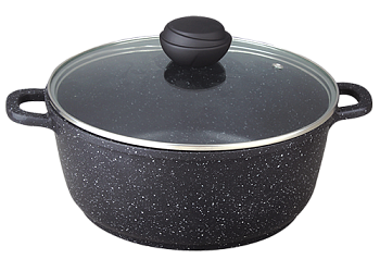 Кастрюля BEKKER алюминиевая 6л зеленая