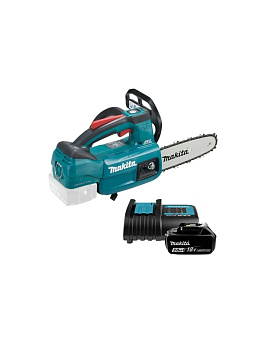 Пила цепная аккумуляторная Makita DUC204SF LXT BL 18В, 570Вт, 8"/20см, 3/8", 1,1мм, 24м/с, XPT, (BL1830B, DC18SD)