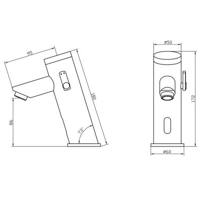 Смеситель автоматический Ksitex M-8907